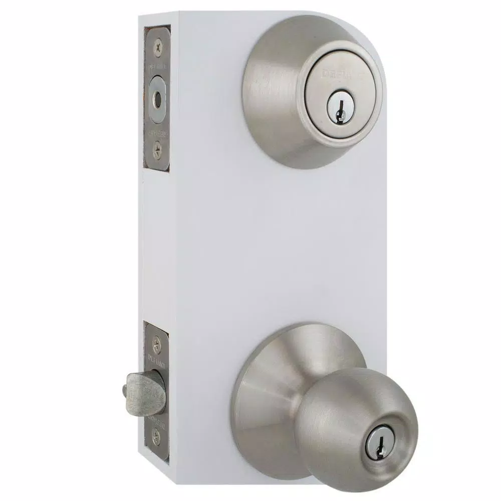 Defiant Saturn Stainless Steel Entry Combo Pack with Deadbolt