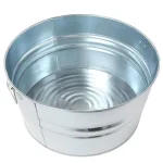 Behrens 15 Gal. Galvanized Steel Round Utility Tub, Multi-Purpose Wash Tub & Planter thumbnail 2