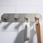 KRAUS Elie 4-Hook Bathroom Robe and Towel Rack, Brushed Nickel thumbnail 9