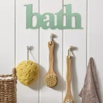 Stratton Home Decor Stratton Home Seafoam Wooden Bath Word Art Wall Decor thumbnail 1