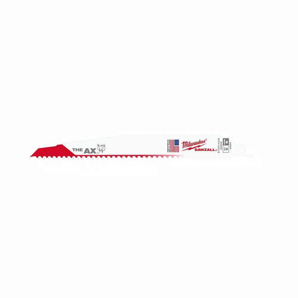 Milwaukee SAWZALL Demolition Reciprocating Saw Blade Set, Bi-Metal, 12-Piece