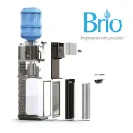 Brio Essential Series Top Loading Water Cooler Dispenser, Tri-Temp Hot, Cold & Room Temp, Stainless Steel thumbnail 6