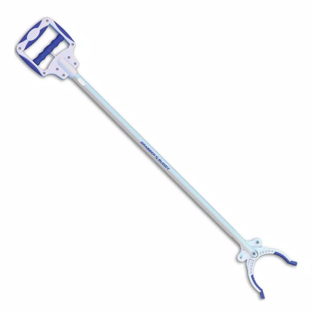 Grabber Buddy 30 in. Reacher Pick Up Tool with Ergonomic Handle and Rubber Tips