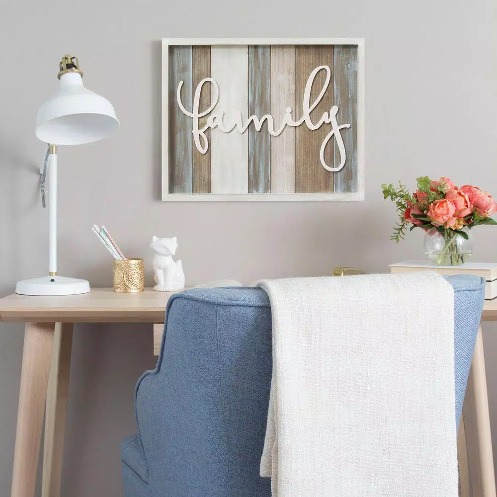 Stratton Home Decor Rustic Family Wood Wall Decor Sign