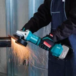Makita 18V X2 LXT Brushless 7 in. Cordless Angle Grinder with AWS & Electric Brake thumbnail 4