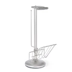 Better Living Satin Nickel Toilet Paper Holder and Organizer Caddy with Magazine Rack thumbnail 3