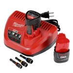 Milwaukee 2455-22 M12 12V Lithium-Ion Cordless 1/4 in. Hex No-Hub Driver Kit with (2) 1.5Ah Batteries & Hard Case thumbnail 6