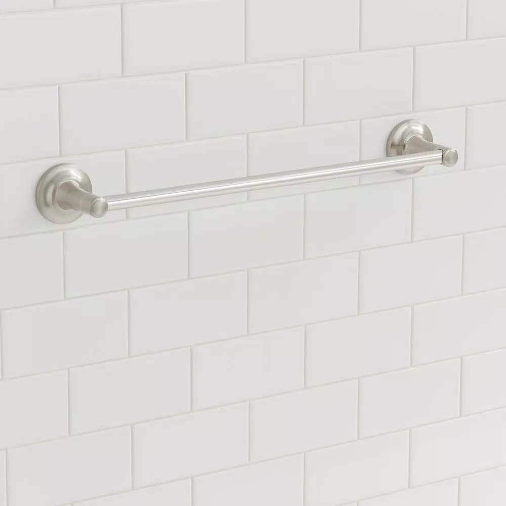 Glacier Bay Cooperton 18 in. Single Towel Bar in Brushed Nickel