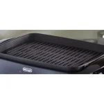 DeLonghi De'Longhi 192 sq. in. Indoor Grill with Tempered Glass Lid and Adjustable Thermostat, Black thumbnail 3