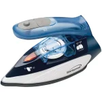 Brentwood Appliances MPI-45 Dual-Voltage Nonstick Travel Steam Iron, Blue thumbnail 1