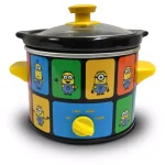 Uncanny Brands Minions Officially Licensed 2 Qt. Slow Cooker, Yellow thumbnail 1