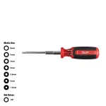 Milwaukee 9-in-1 Metric Hex/Key Drive Multi-Bit Screwdriver Set thumbnail 1