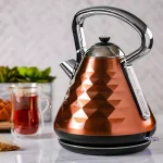 Ovente Cleo Collection 1.7L Copper Electric Kettle, 1500W Stainless Steel Tea Kettle with Auto Shut-Off thumbnail 9