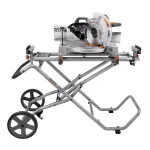 RIDGID Universal Mobile Miter Saw Stand with Mounting Braces and Large Wheels thumbnail 4
