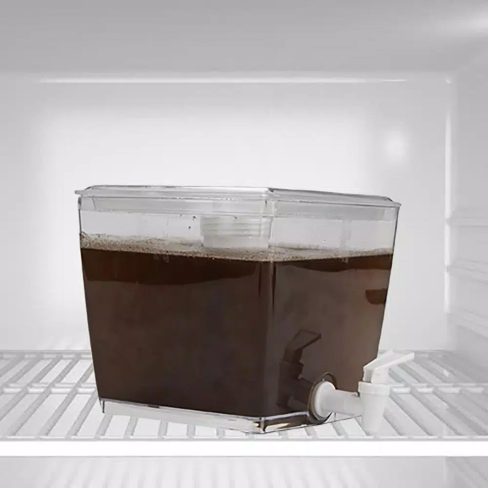Mind Reader 6.4 Qt Clear Cold Brew Coffee Dispenser with Removable Filter and Spigot
