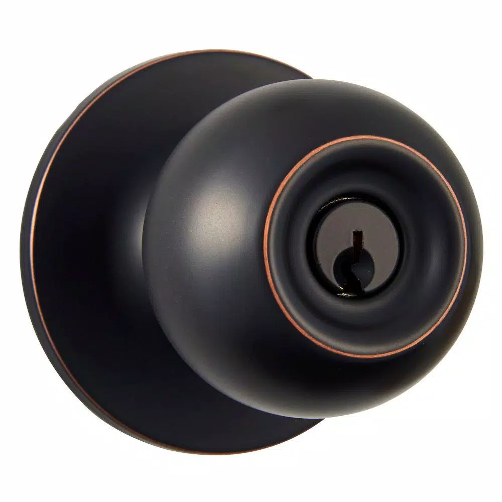 Universal Hardware 2-1/8 in. Grade-2 Aged Bronze Commercial Storeroom Door Knob