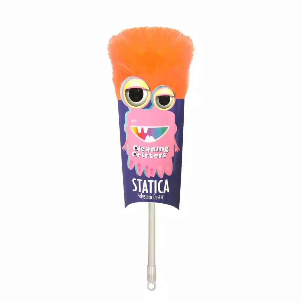 Ettore Cleaning Critters Statica Polystatic Duster - Lightweight Electrostatic Dusting Tool