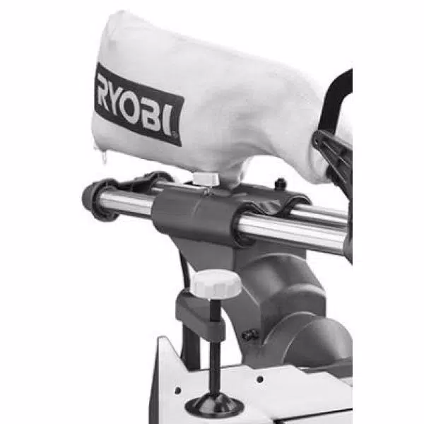 RYOBI 10 in. Sliding Compound Miter Saw with LED and Universal QuickSTAND