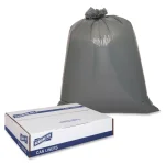 Genuine Joe 55 Gallon Maximum Strength Heavy Duty Trash Can Liners, 1.55 Mil, 50-Count thumbnail 2