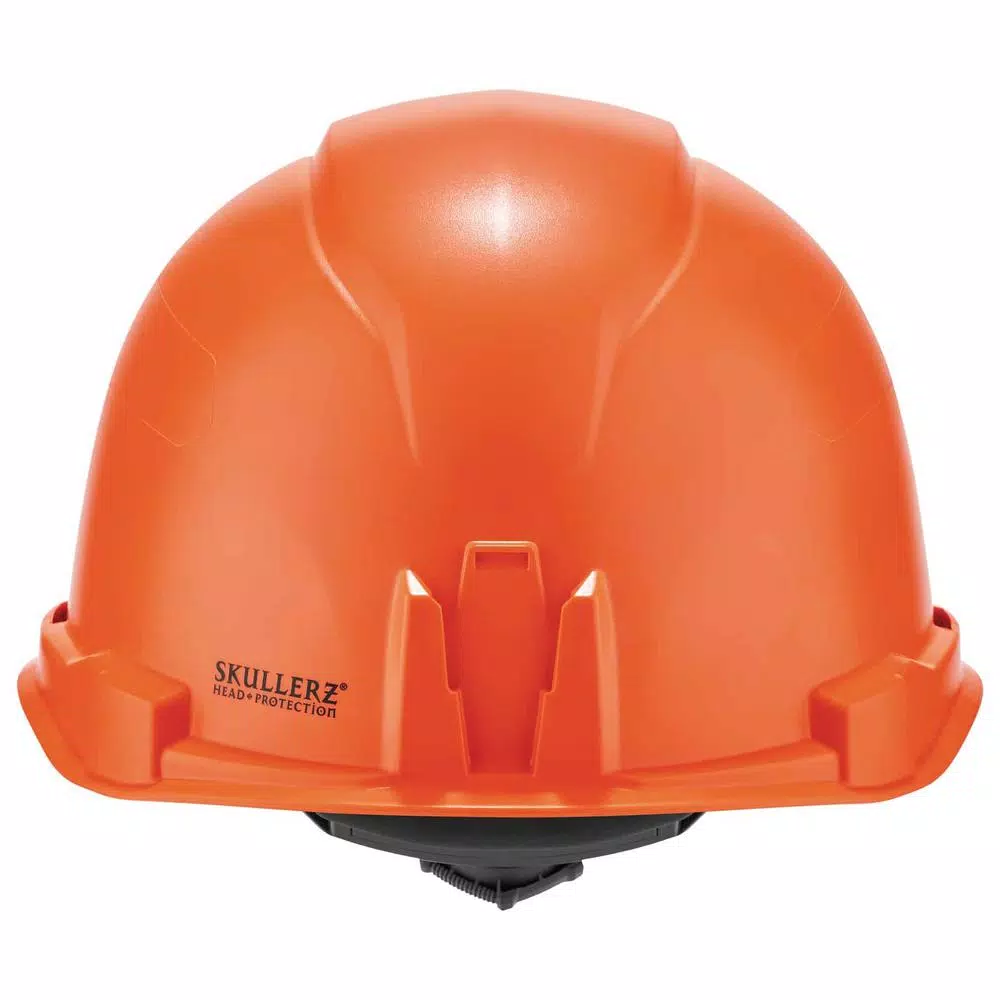 Ergodyne Skullerz 8970 Class E Orange Cap Style Hard Hat with Ratchet Suspension