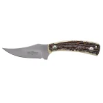 Western Crosstrail 7 in. Fixed Blade Knife, Titanium Bonded 420 Stainless Steel, Stag Handle with Sheath thumbnail 1