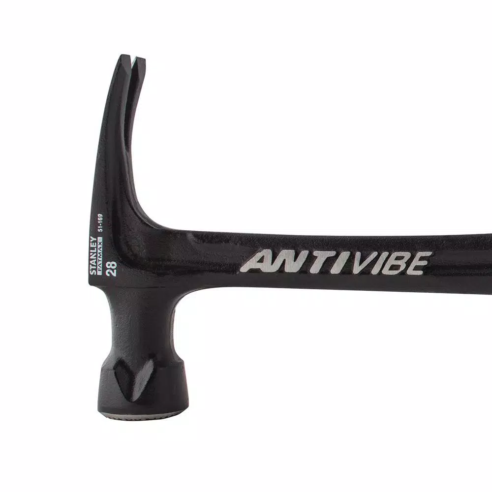 Stanley FatMax 28oz. 16 in. AntiVibe Rip Framing Hammer with Rubber Grip and Magnetic Nail Start