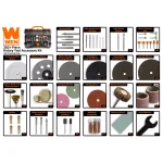 WEN 282-Piece Rotary Tool Accessory Kit with Carrying Case thumbnail 3