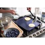 Blue Diamond 11 in. Aluminum Ceramic Nonstick Square Griddle, Blue thumbnail 2