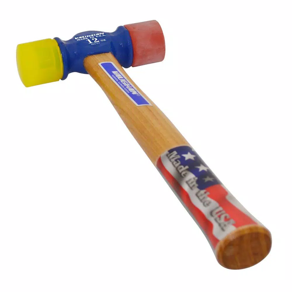 Vaughan 12 oz. Soft Face Mallet with 12.5 in. Hickory Handle