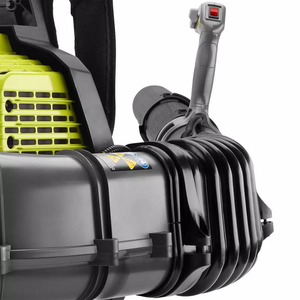 RYOBI 38cc Gas Backpack Leaf Blower, 760 CFM, 175 MPH, 2-Cycle