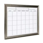 DesignOvation Macon Monthly Dry Erase Magnetic Wall Calendar Memo Board with Decorative Frame thumbnail 2