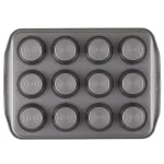 Circulon 12-Cup Nonstick Muffin Pan, Gray Bakeware thumbnail 2