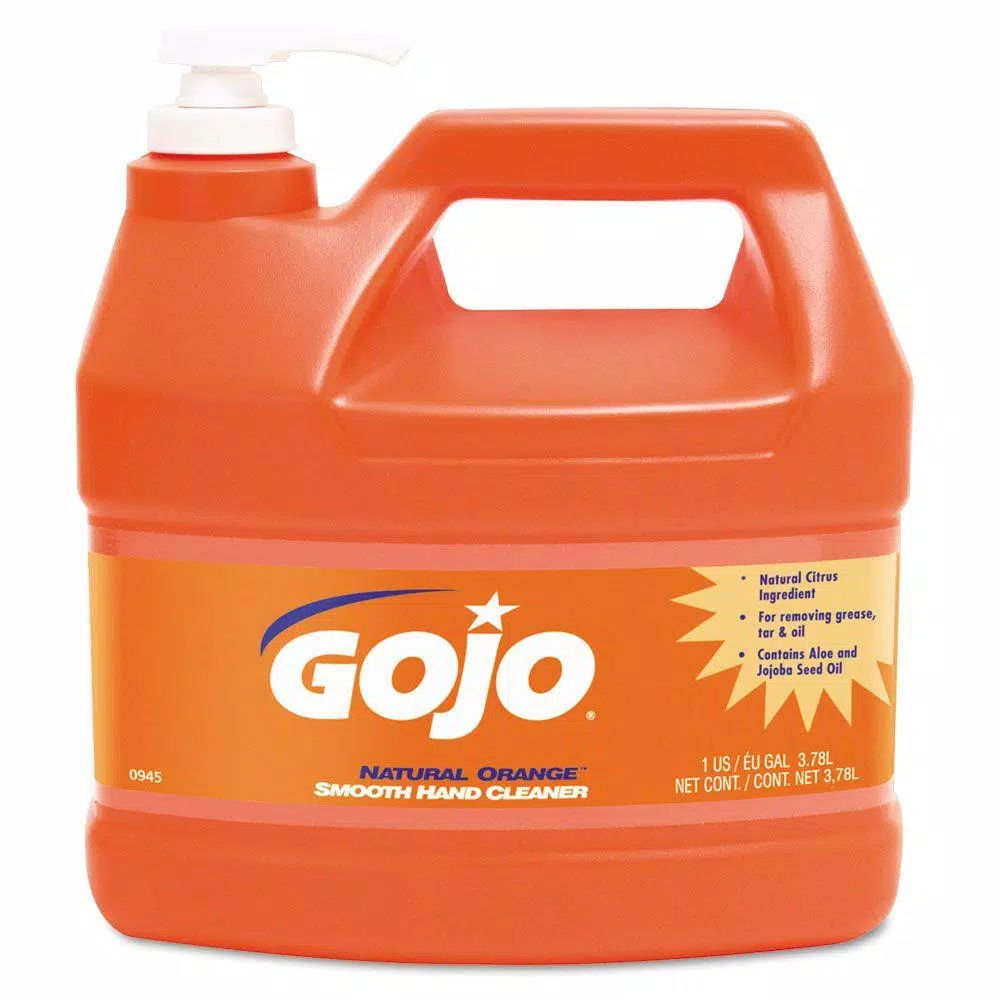 Unbranded Natural Orange Citrus Scent Smooth Hand Cleaner with Pump Dispenser, 1 Gallon (Case of 4)