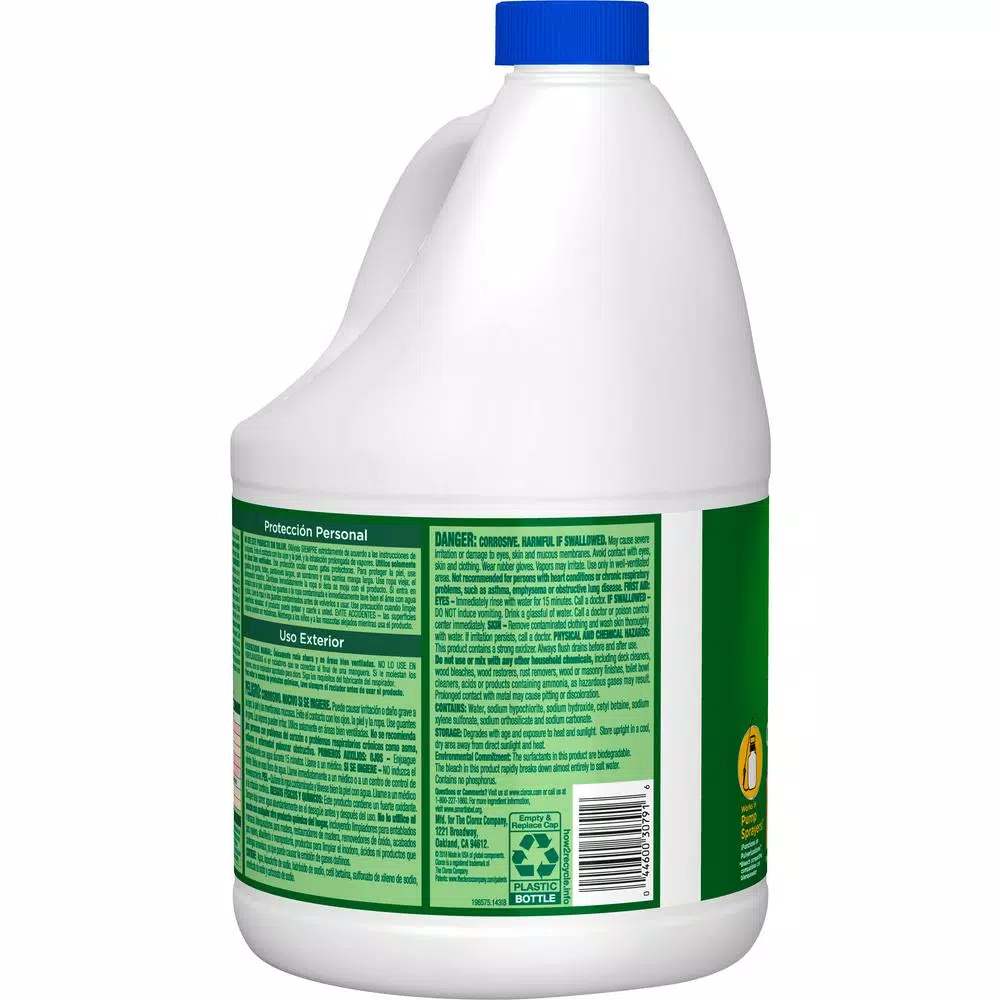 Clorox Pro Results Concentrated Outdoor Bleach Cleaner, 120 oz (2-Pack)