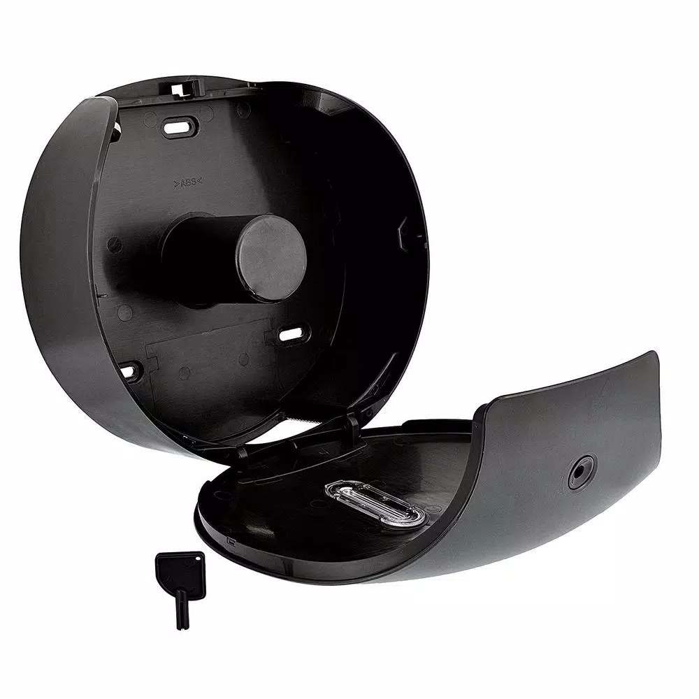 Alpine Industries Gray Jumbo Toilet Paper Dispenser - Durable ABS Plastic Wall Mount