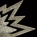 LightShow 18.50 in. Lighted Kaleidoscope Projection Tree Topper, Silver thumbnail 2