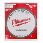 Milwaukee 14 in. 90T Carbide Teeth Thin Metal Cutting Circular Saw Blade thumbnail 5