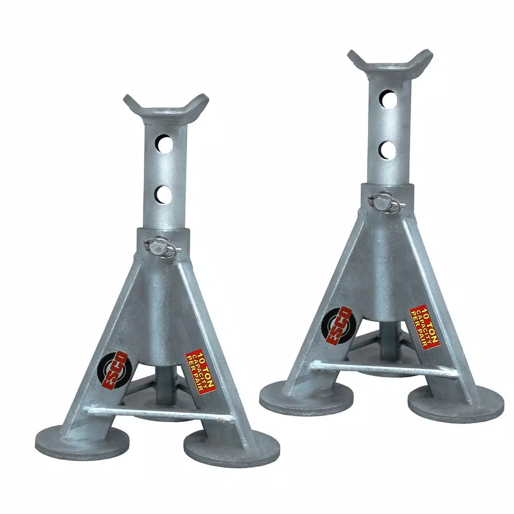 ESCO 5-Ton Performance Axle Top Post Jack Stands, Pair