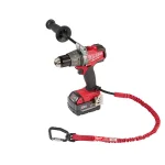 Milwaukee 10 lb. Locking Tool Lanyard with Shock Absorption and Swivel Carabiner thumbnail 6