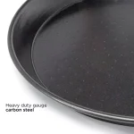 Ecolution Sol 20 in. Carbon Steel Nonstick Paella and Grill Pan, Black thumbnail 5