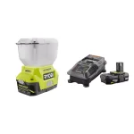 RYOBI 18V ONE+ Cordless LED Area Light Kit with EVERCHARGE Wall Mount Adaptor, 2.0 Ah Battery & Charger thumbnail 1