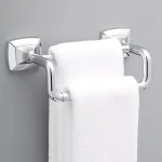 Delta Portwood 6 in. Double Hand Towel Bar, Polished Chrome thumbnail 2