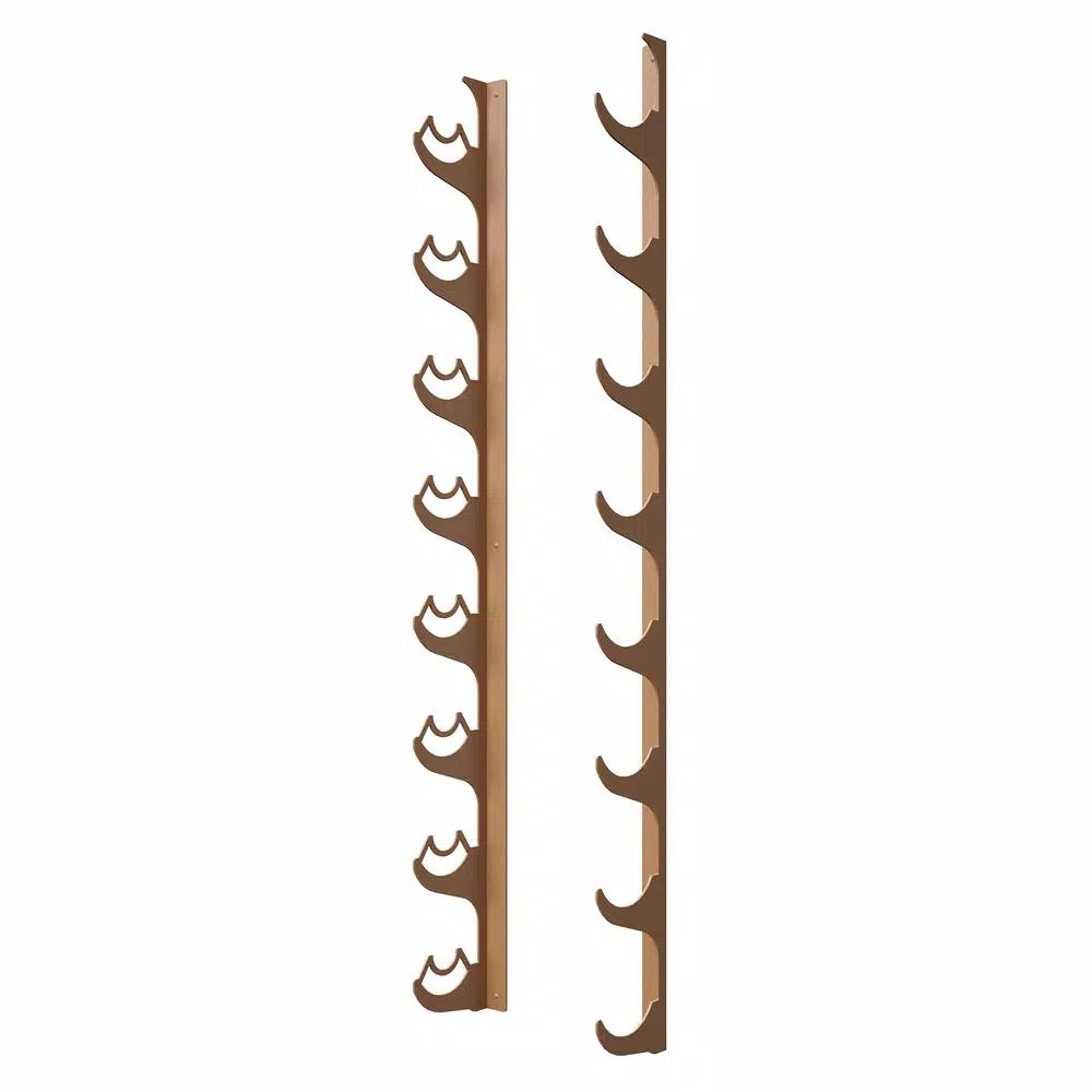 DI PRIMA USA Eagle Edition 8-Bottle Wall Mounted Wine Rack, Solid Steel, Made in Italy