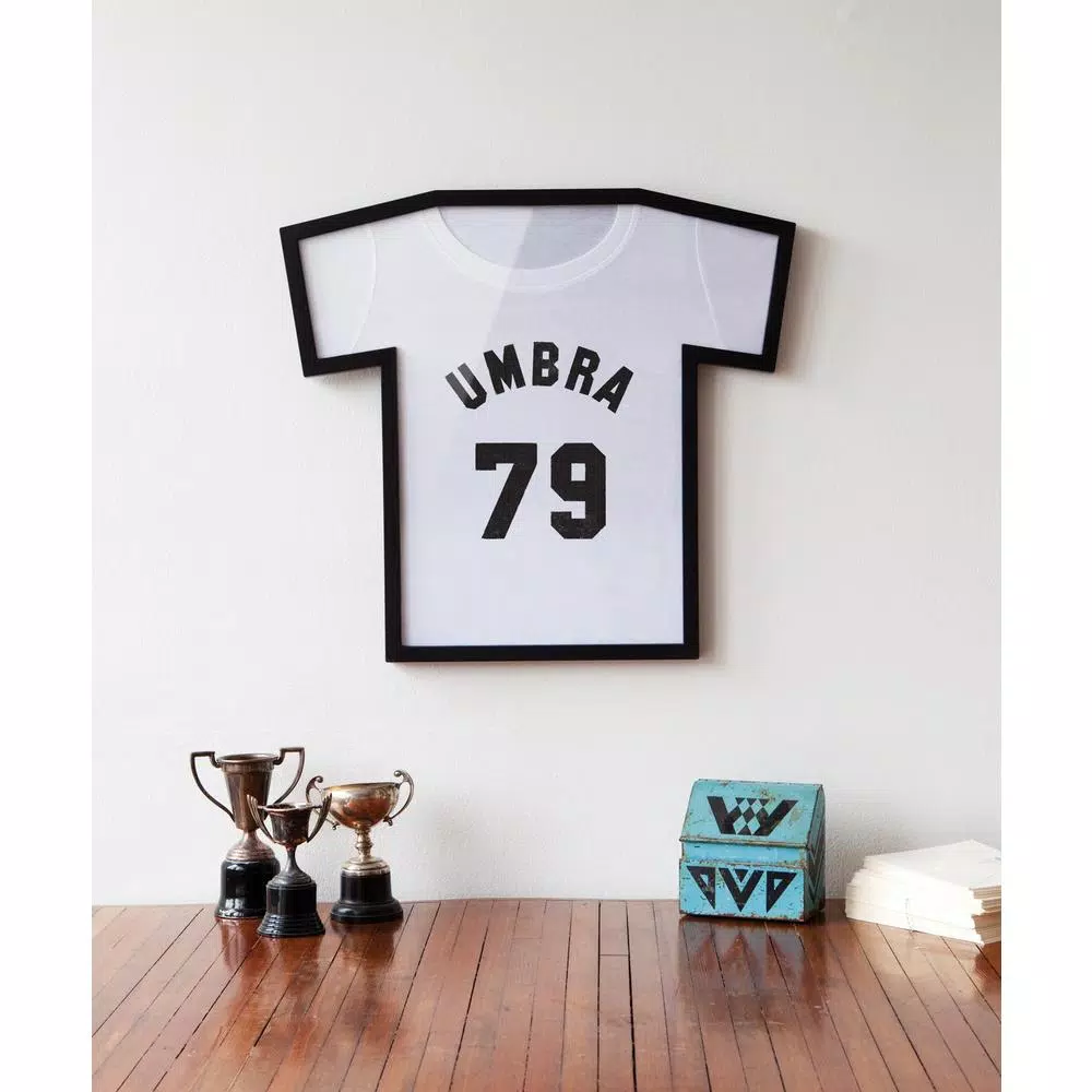 Umbra T-Frame Black T-Shirt Display Frame, 21.25 x 19.5 in