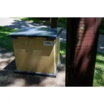 Unbranded TuffBoxx BRUIN Series 100 Gallon Bear-Proof Galvanized Metal Trash Can, Beige thumbnail 11