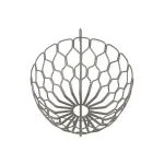 Spectrum Honeycomb Gray Fruit Basket with Banana Hanger Tree thumbnail 6