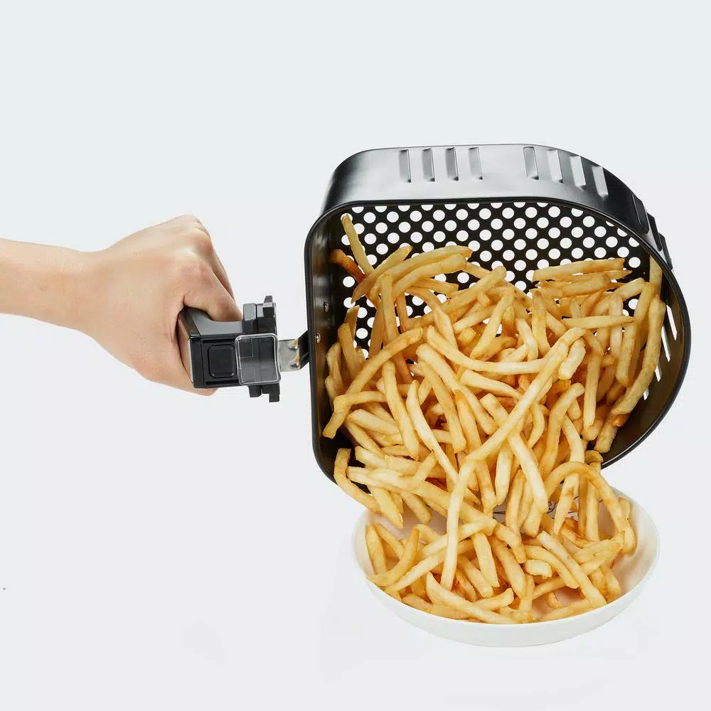 GoWISE USA 4 Qt. Digital Air Fryer with Viewing Window and 8 Presets, 1500W, Black