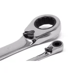 WEN 13-Piece SAE Reversible Ratcheting Combination Wrench Set with Storage Rack thumbnail 7