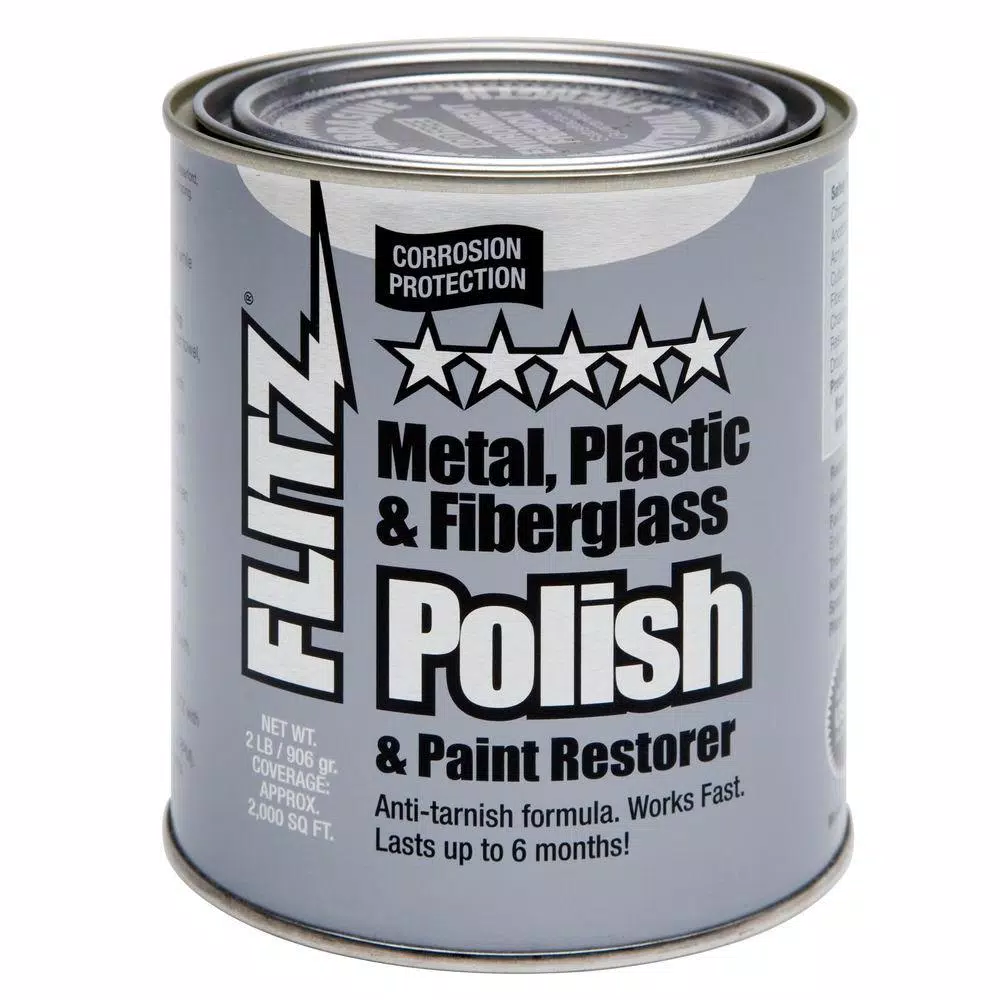 Flitz Metal, Plastic and Fiberglass Polish Paste - 2 lb. Can