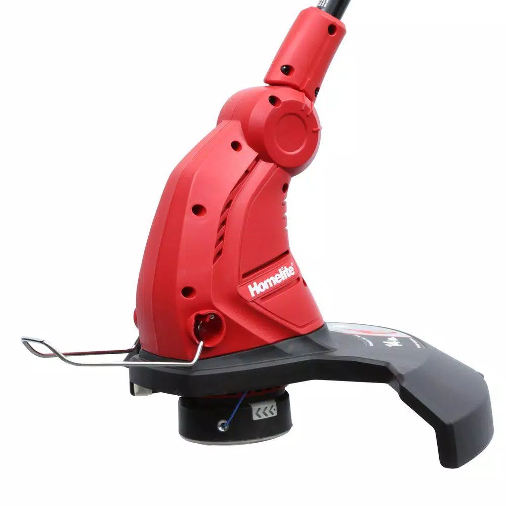 Homelite 5 Amp Electric String Trimmer and Edger with Straight Telescoping Shaft